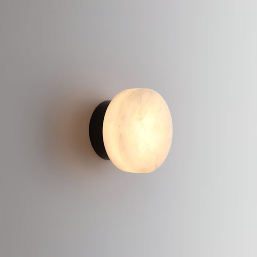 Cylindrical Alabaster Wall Light-DWHOME