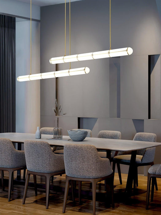 Cylindrical Endless Pendant Light-DWHOME