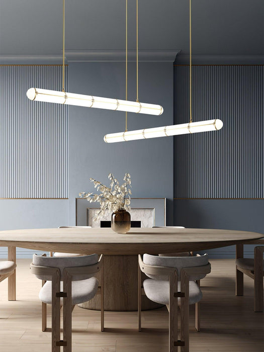 Cylindrical Endless Pendant Light-DWHOME