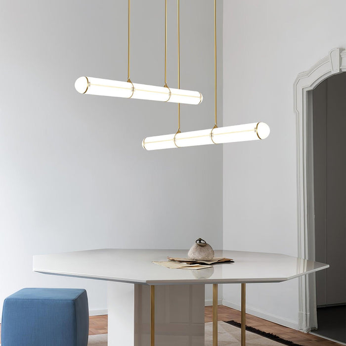 Cylindrical Endless Pendant Light-DWHOME