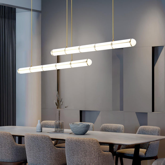 Cylindrical Endless Pendant Light-DWHOME