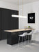 Cylindrical Endless Pendant Light-DWHOME