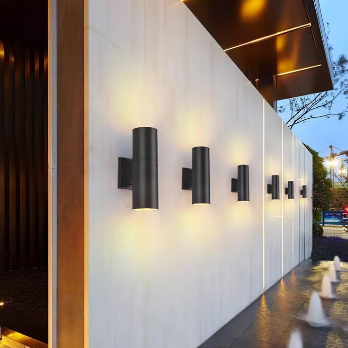 Cylindrical Outdoor Wall Light-DWHOME