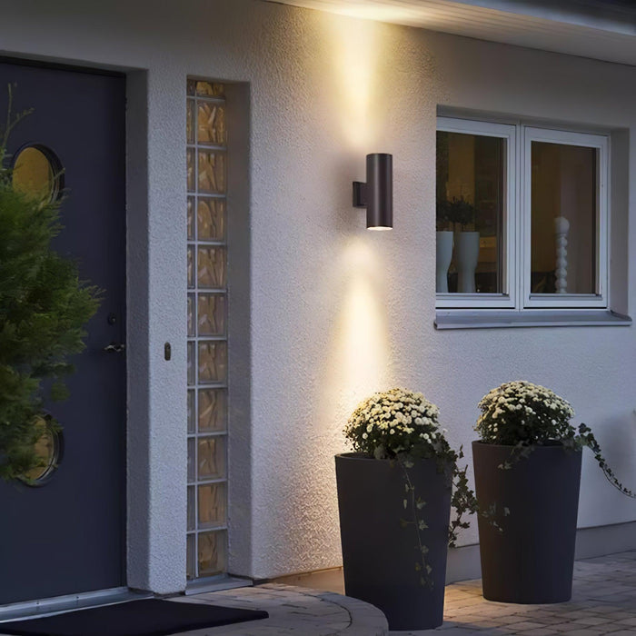 Cylindrical Outdoor Wall Light-DWHOME