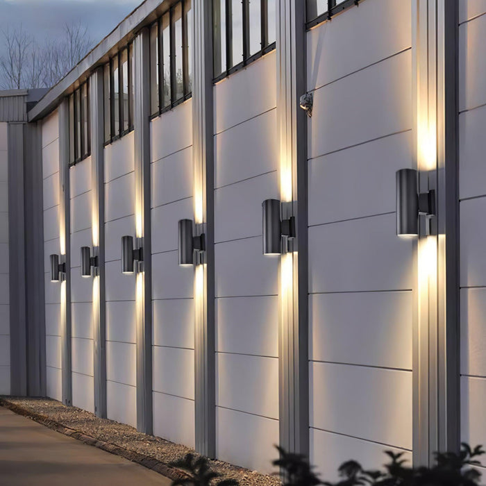 Cylindrical Outdoor Wall Light-DWHOME