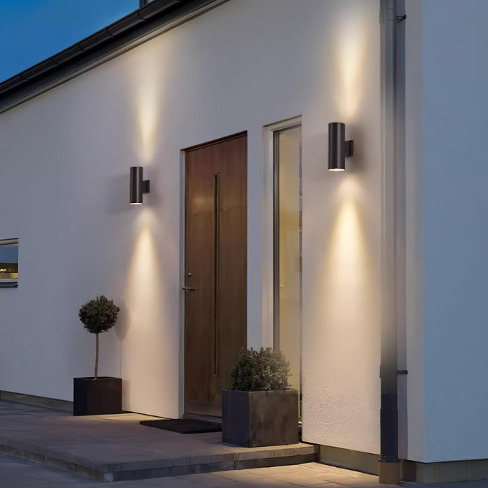 Cylindrical Outdoor Wall Light-DWHOME