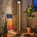 Cylindrical Timber Column Floor Lamp-DWHOME