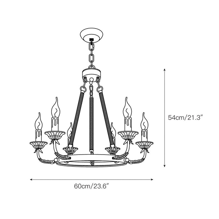 Cyrano Chandelier-DWHOME