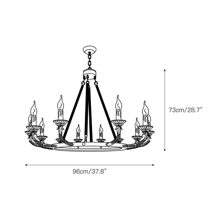 Cyrano Chandelier-DWHOME
