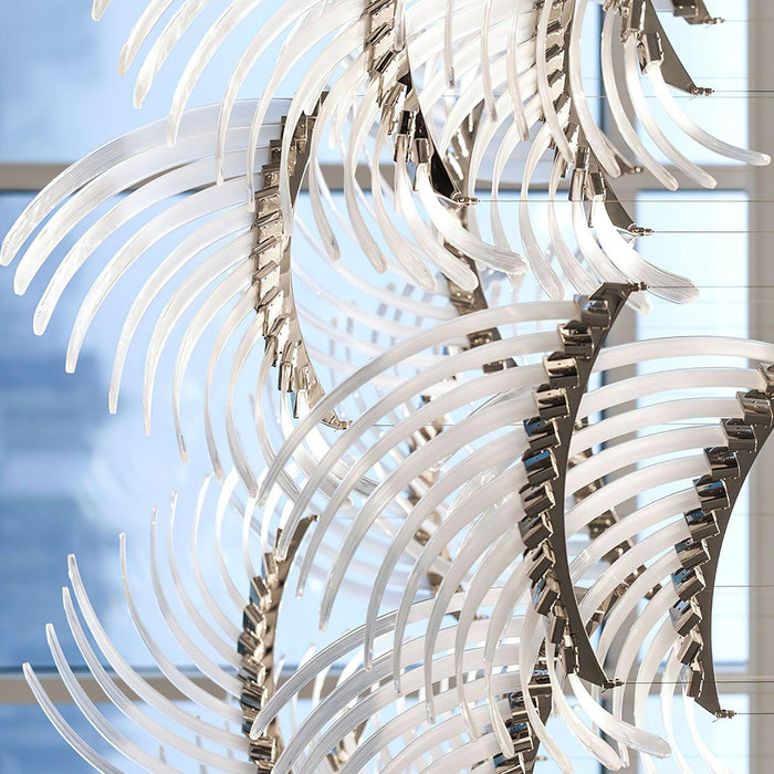 Bird Feather Wings Chandelier-DWHOME