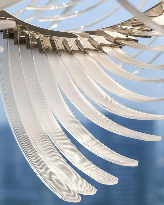 Bird Feather Wings Chandelier-DWHOME