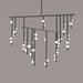 Brass Glass Drop Chandelier - DWHOME
