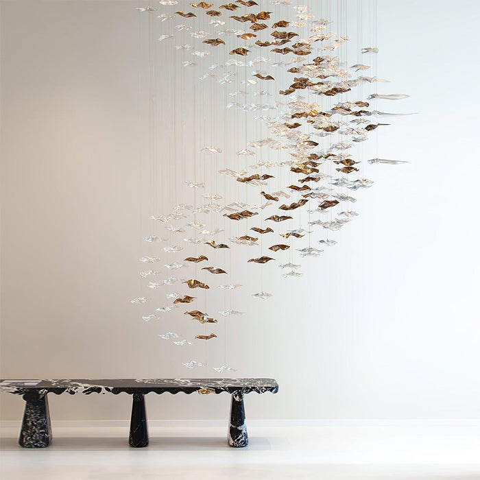 Tidal Art Glass Chandelier-DWHOME