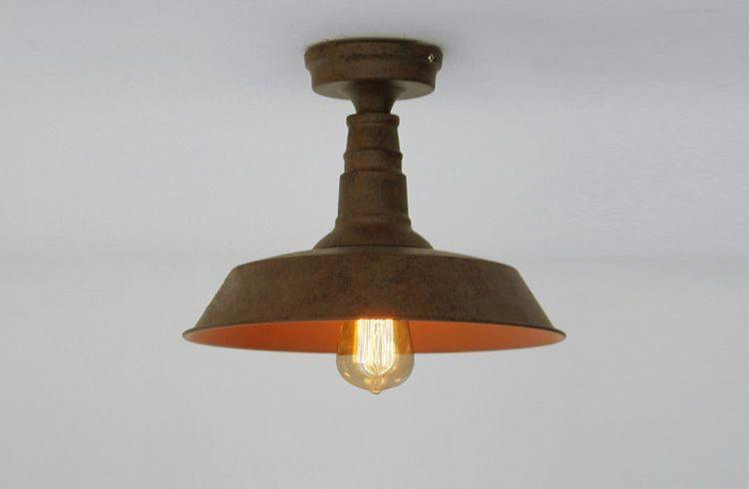 Retro Rustic Industrial Fixed Ceiling Light-DWHOME
