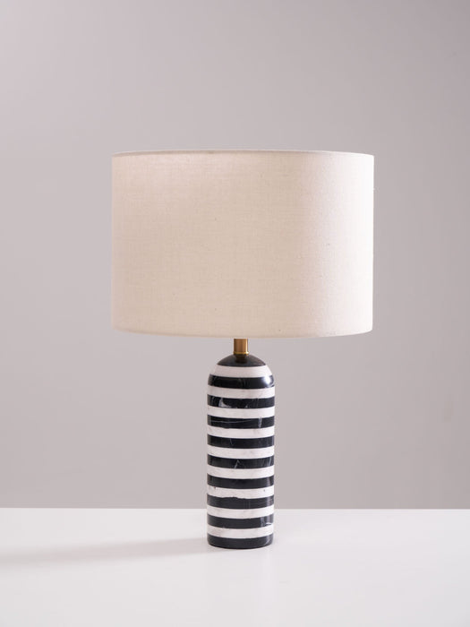 Tuxedo Marble Table Lamp-DWHOME