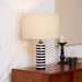 Tuxedo Marble Table Lamp-DWHOME