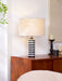 Tuxedo Marble Table Lamp-DWHOME