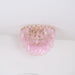 Poliedri Murano Pink Ceiling Light-DWHOME