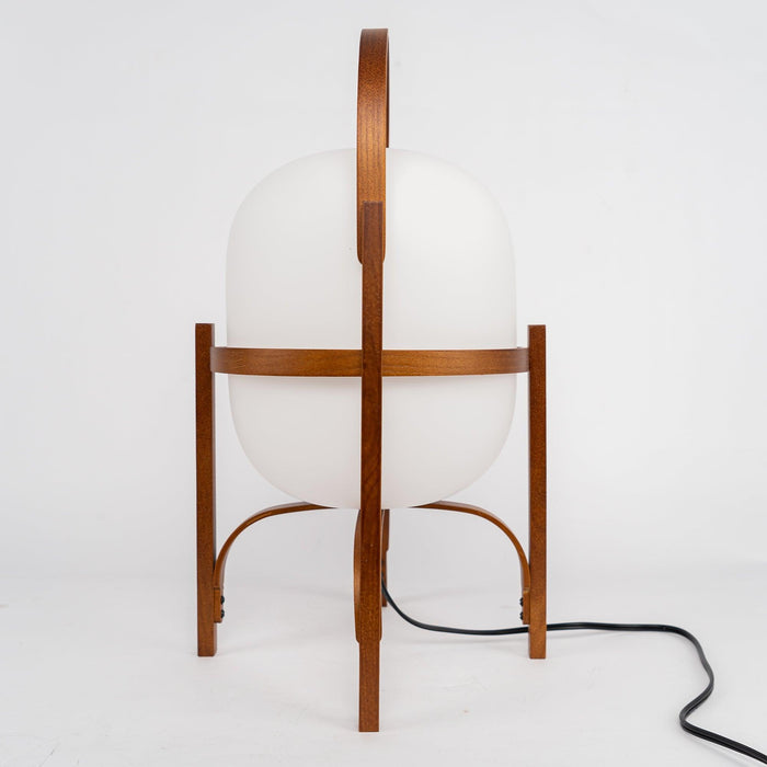 Portable Lantern Glass Table Lamp-DWHOME