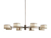 Daphne Round Chandelier 48''60''-DWHOME