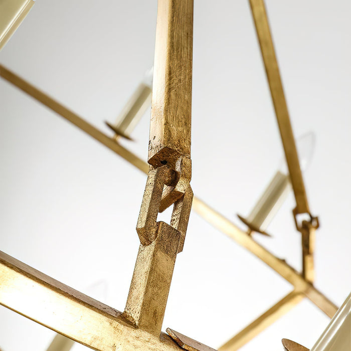 Darlana Two-Tiered Ring Chandelier-DWHOME