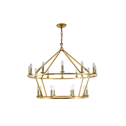Darlana Two-Tiered Ring Chandelier-DWHOME