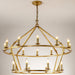 Darlana Two-Tiered Ring Chandelier-DWHOME