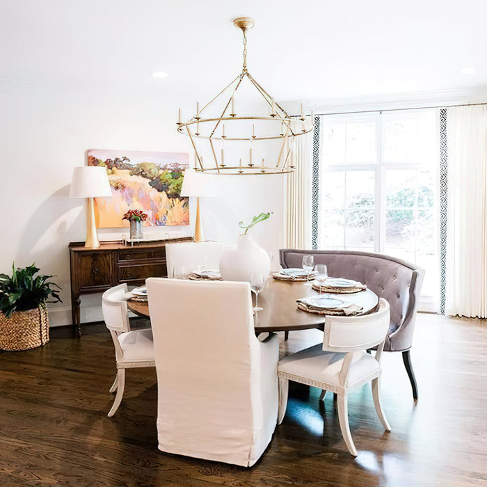Darlana Two-Tiered Ring Chandelier-DWHOME