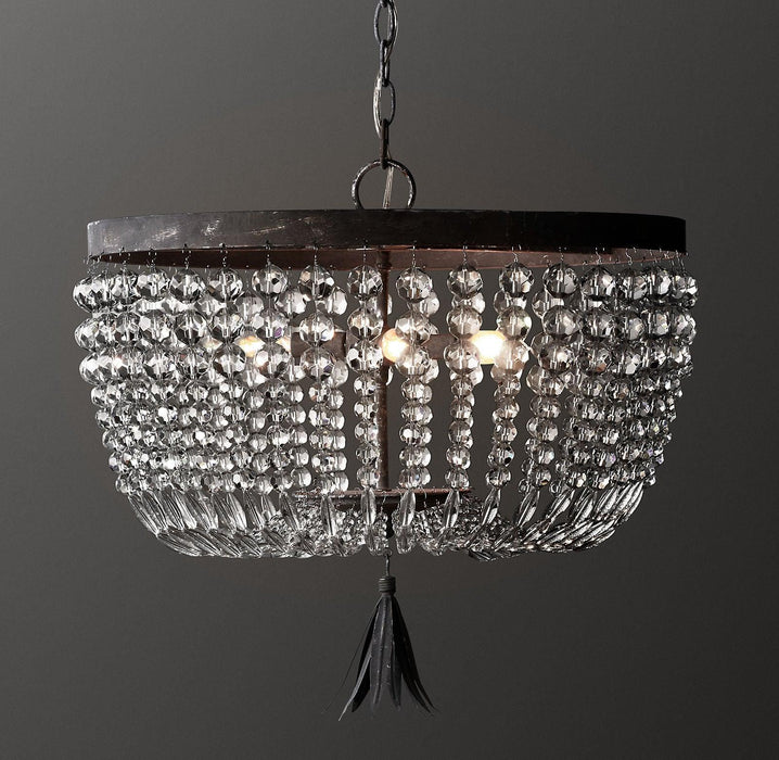 Dauphine Crystal Ceiling Light-DWHOME