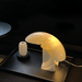 Elios Marble Table Lamp-DWHOME