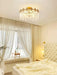 Decorative Pattern Glass Round Chandelier - DWHOME