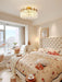 Decorative Pattern Glass Round Chandelier - DWHOME