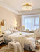 Decorative Pattern Glass Round Chandelier - DWHOME