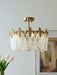 Decorative Pattern Glass Round Chandelier - DWHOME