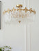 Decorative Pattern Glass Round Chandelier - DWHOME