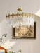 Decorative Pattern Glass Round Chandelier - DWHOME