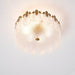 Decorative Pattern Glass Round Chandelier - DWHOME