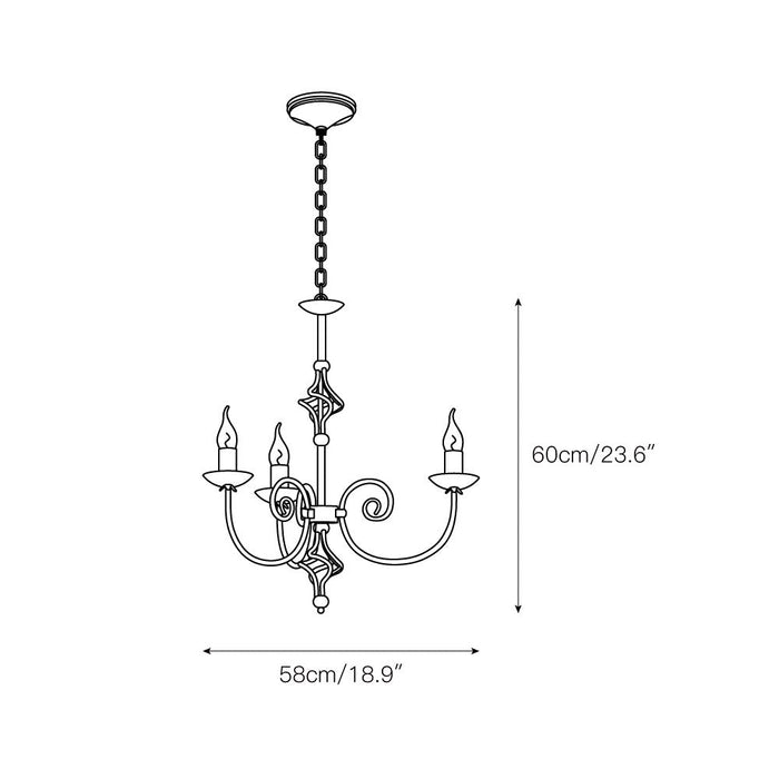 Delft Chandelier-DWHOME