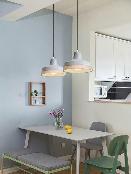 Delia Cement Pendant Light-DWHOME