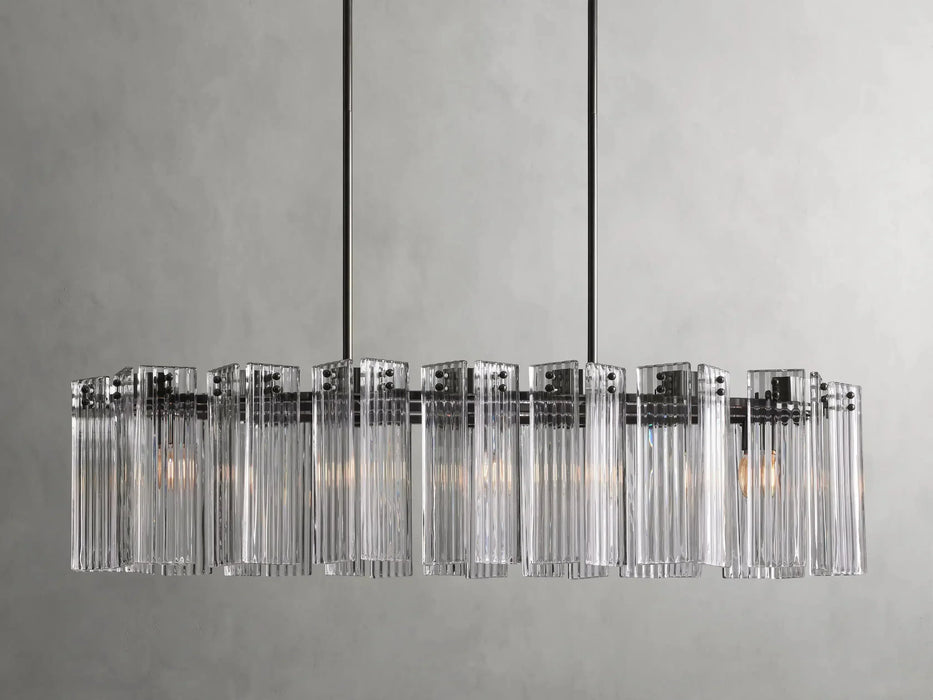 Delsie Oval Chandelier 51''63''72''-DWHOME
