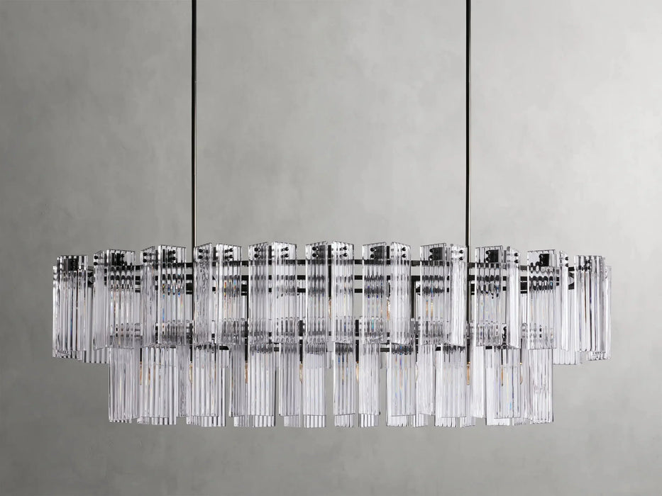 Delsie Oval Chandelier 51''63''72''-DWHOME