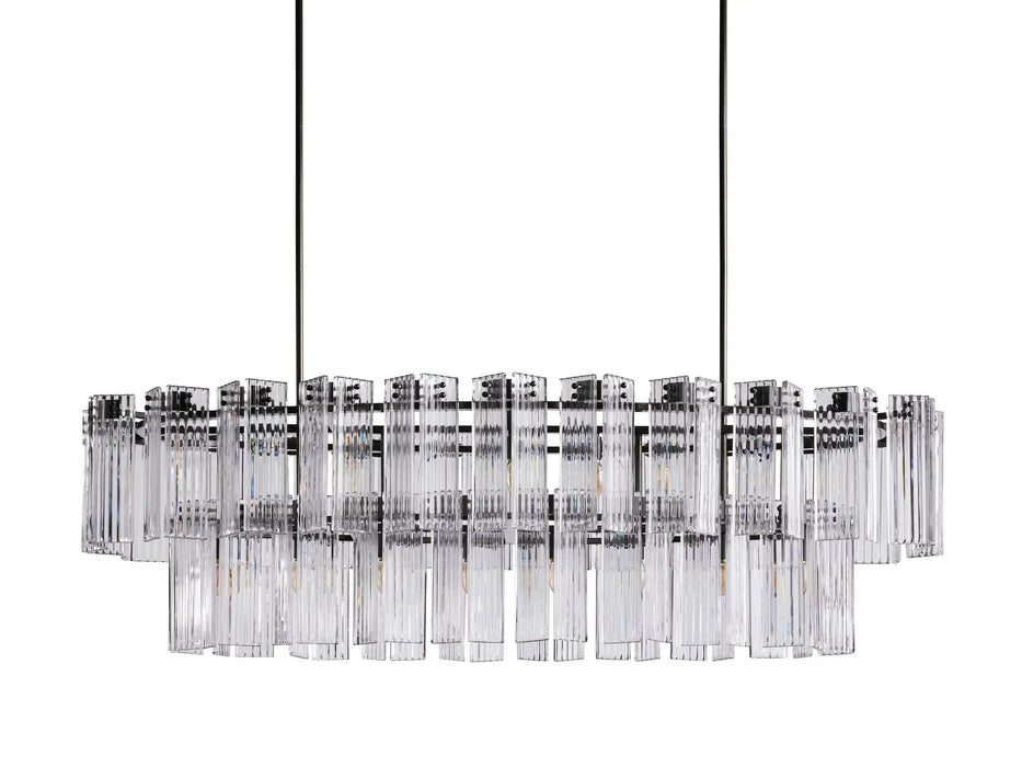 Delsie Oval Chandelier 51''63''72''-DWHOME