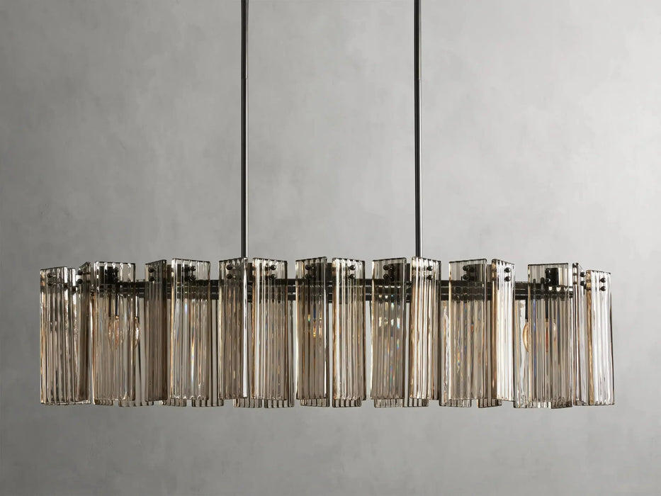 Delsie Oval Chandelier 51''63''72''-DWHOME