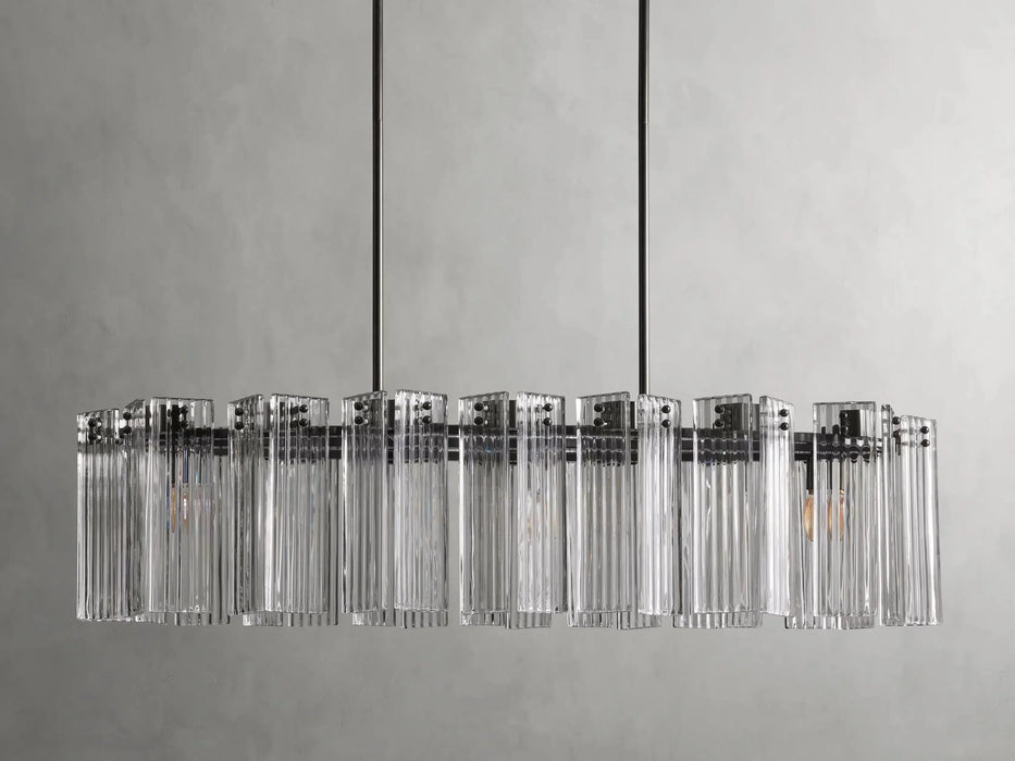 Delsie Oval Chandelier 51''63''72'' - Singapore Designer Lighting