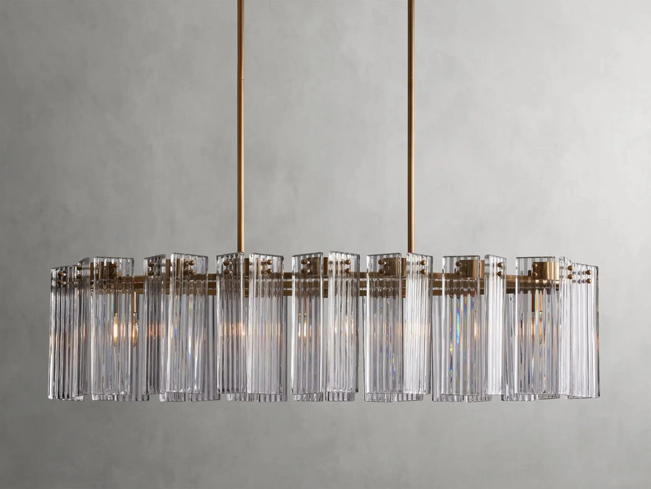 Delsie Oval Chandelier 51''63''72''-DWHOME