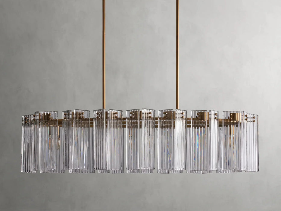 Delsie Oval Chandelier 51''63''72''-DWHOME