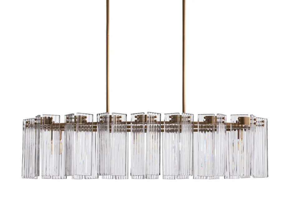 Delsie Oval Chandelier 51''63''72''-DWHOME