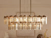 Delsie Oval Chandelier 51''63''72''-DWHOME