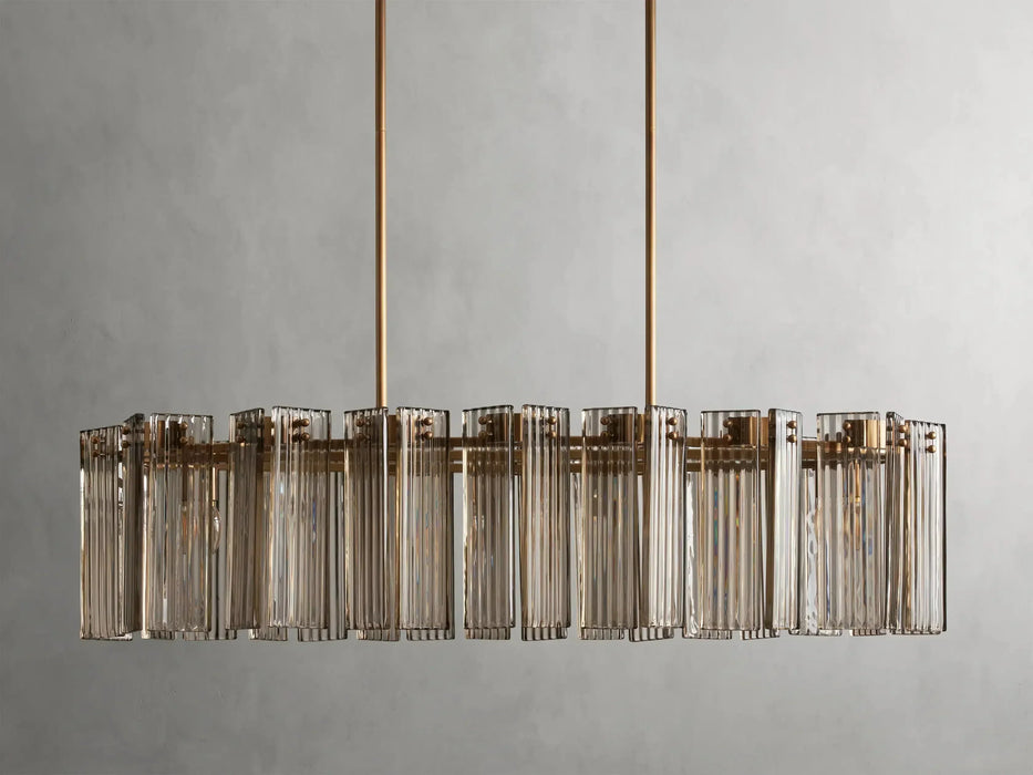 Delsie Oval Chandelier 51''63''72''-DWHOME