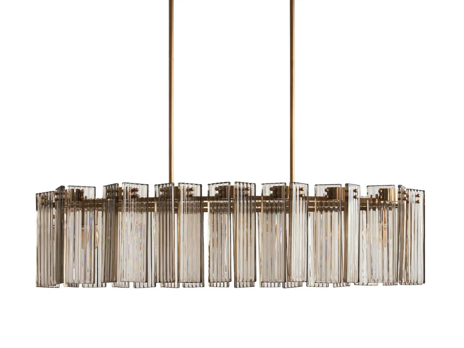 Delsie Oval Chandelier 51''63''72''-DWHOME